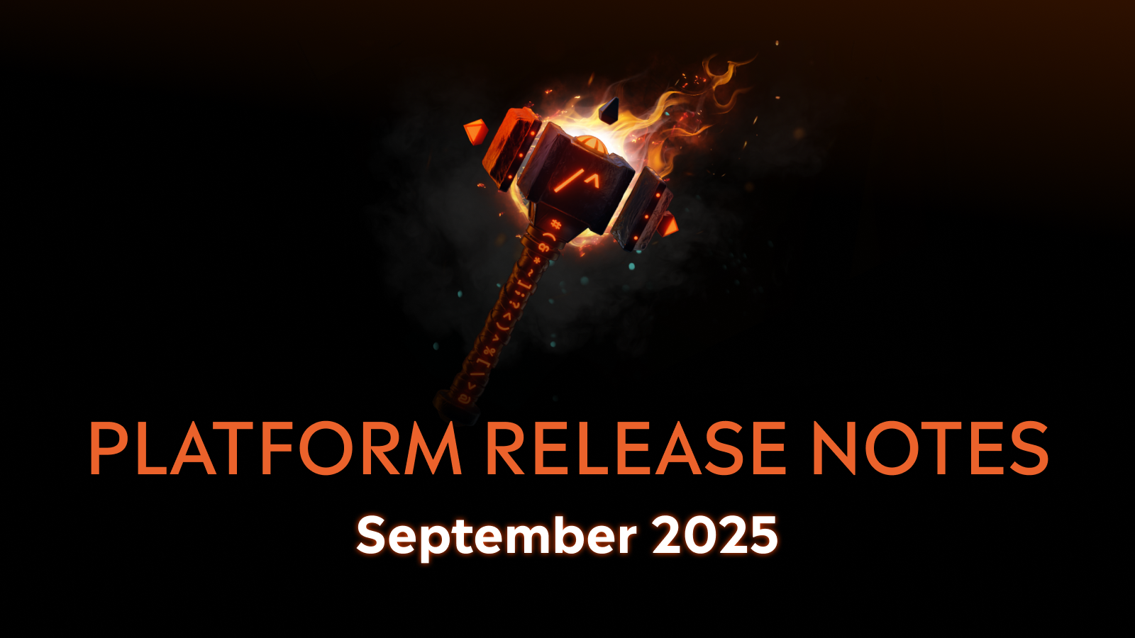 Platform Release Notes - September